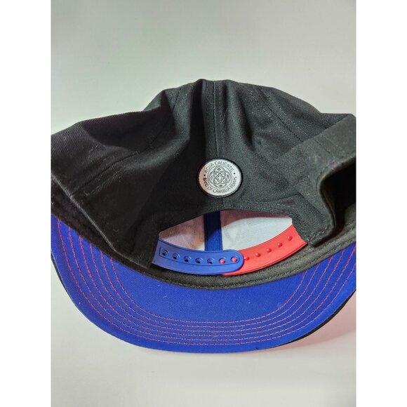 Clippers Cap hat Los Angeles Mitchell & Ness Snapback basketball black red blue - Picture 3 of 5